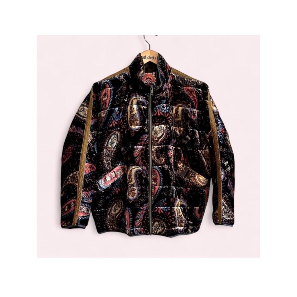 Johnny Was Dolman Quilted Velvet Jacket - Picture 11 of 16